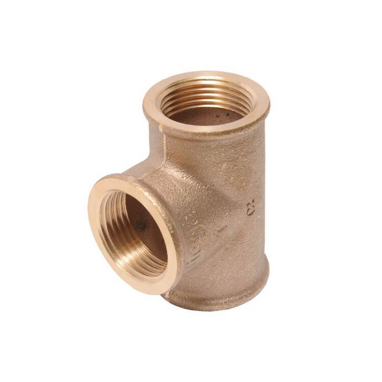 Тройник бронзовый Viega 2 ВВВ равнопроходной 264321