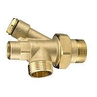 Соединитель 4-выводной Giacomini R557B с накидной гайкой 1/2x1x1 R557BY005