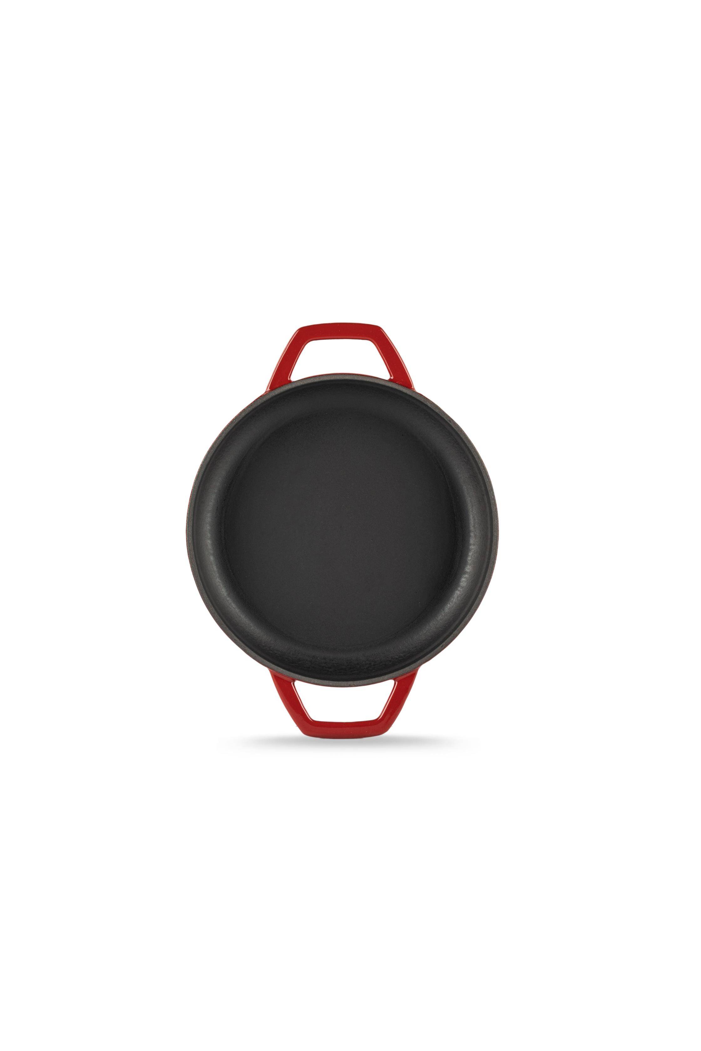Сковорода с двумя ручками Hascevher KTV 19 см Red A625519