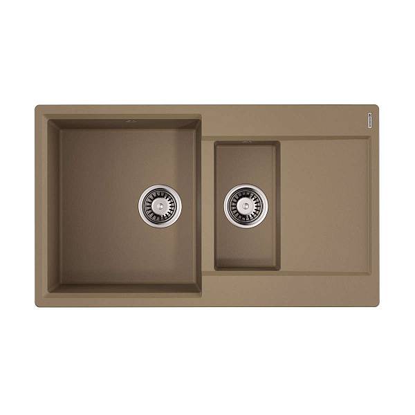 Кухонная мойка Omoikiri Daisen 86-2-CA Artgranit 86x51 см карамель 4993474