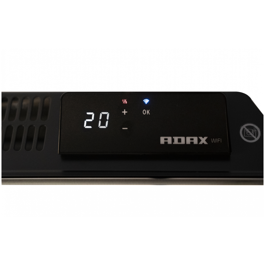 Конвектор электрический ADAX CLEA L 08 KWT Black 800 Вт WiFi 3739