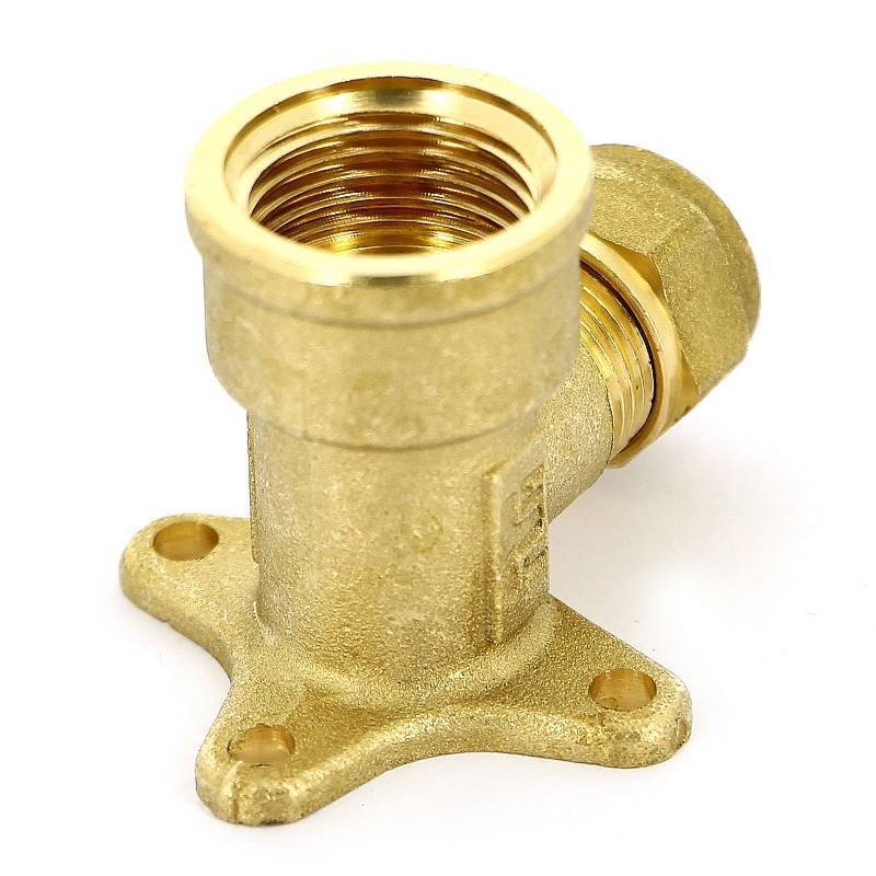 Водорозетка обжимная Tiemme 10x1/2 ВР латунь 1100065