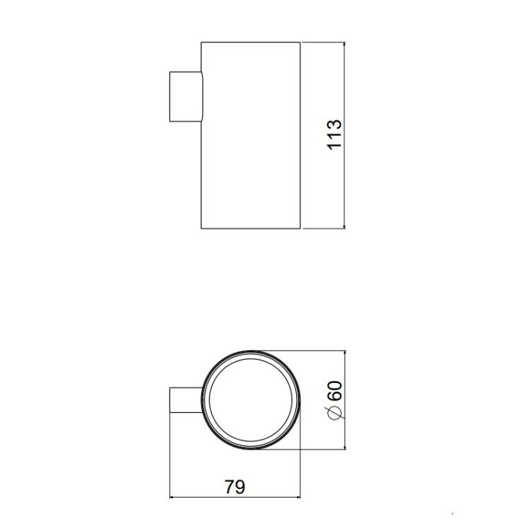 Стакан с держателем Fantini Young настенный 60x79x113 мм матовая натуральная сталь 96937670