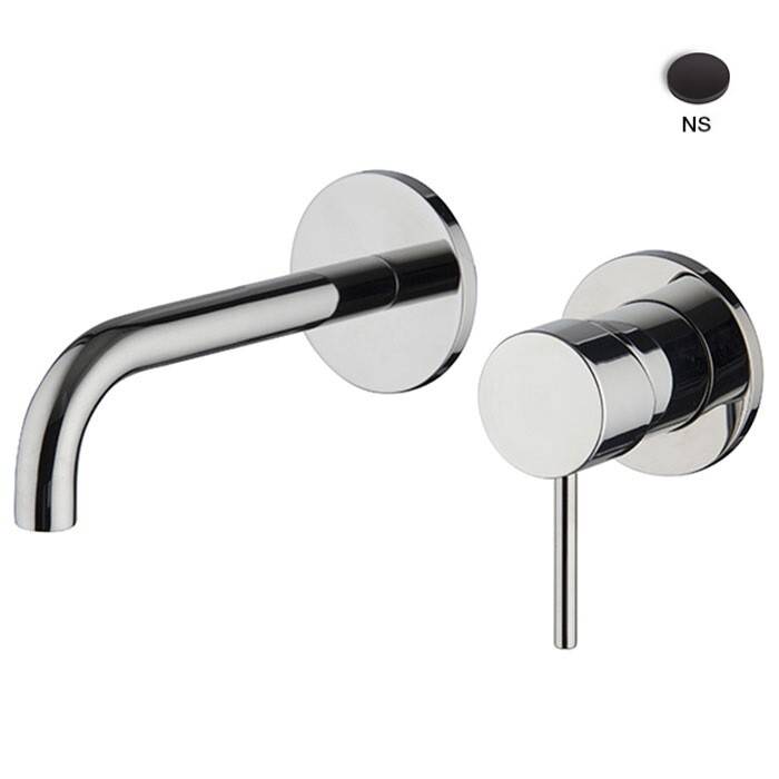 Смеситель для раковины FIMA Carlo Frattini Spillo Up настенный черный матовый F3051NX9NS