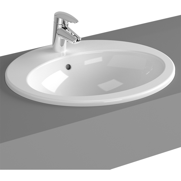 Раковина угловая VitrA S20 525х475 мм с 1 отверстием под смеситель 5468B0030001