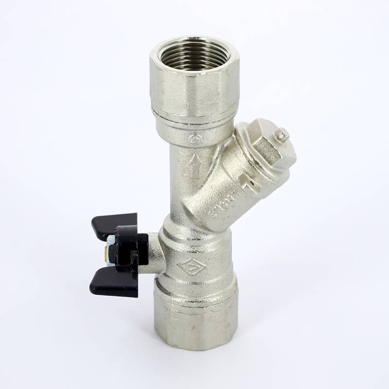 Кран шаровой Bugatti INDIANA ВВ с фильтром бабочка 3/4 07410002