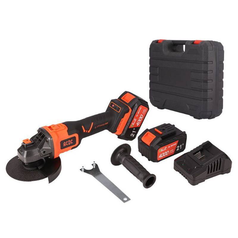 Аккумуляторная угловая шлифмашина ACDC GS-21BL ONE PLUS 125 мм 21 В бесщеточная GS-21BL ONE PLUS