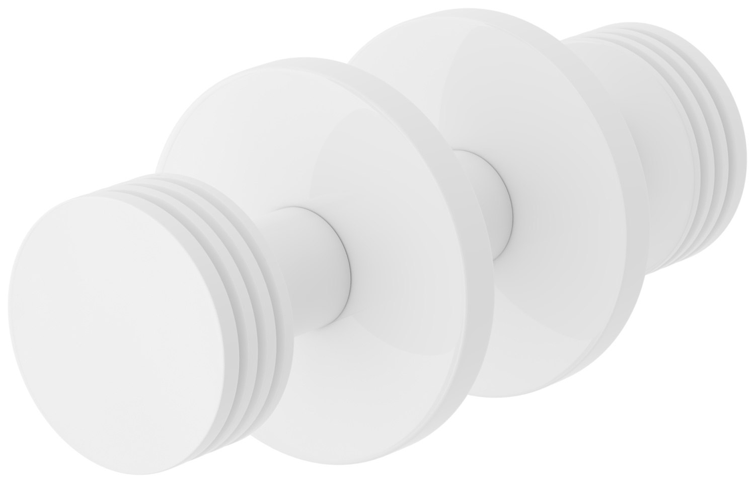 Вешалка для полотенцесушителя двойная Сунержа Каньон белый глянцевый 12-2010-0004