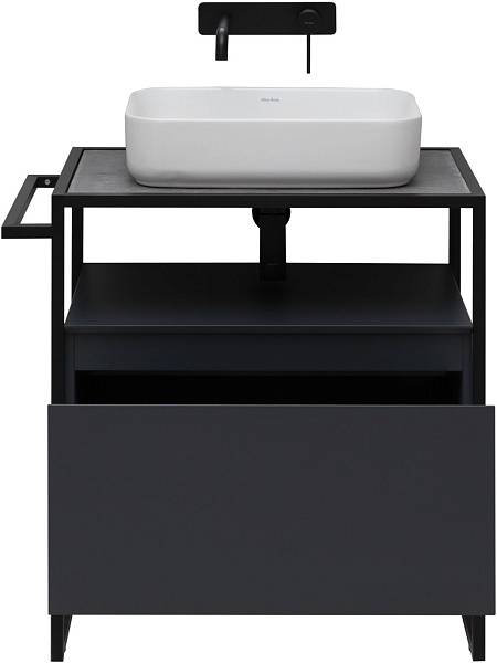 Тумба под раковину Allen Brau Priority 70 см матовый антрацит 1.31001.AM