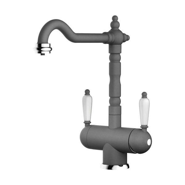 Смеситель для кухни Omoikiri Amagasaki-PL с подключением фильтра платина 4994071