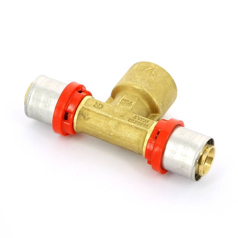 Тройник пресс Tiemme 20х1/2х20 1650039