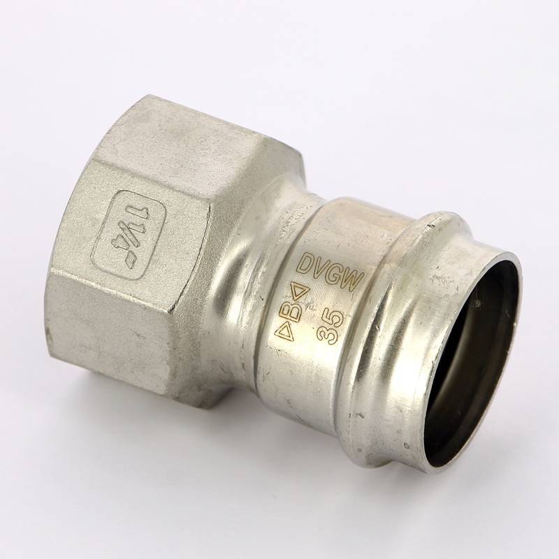 Муфта переходная пресс IBP B-Press Inox 35 мм x 1 1/4 внутренняя резьба нержавеющая сталь PS4270G0351000