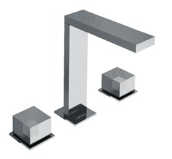 Смеситель для раковины CARIMALI OCube оружейный металл брашированный PVD 0OCB0501GMB
