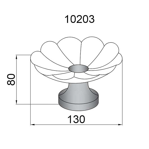 Мыльница Boheme 10202 настольная круглая золото 10202