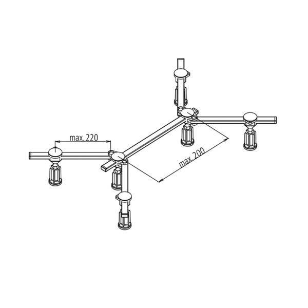 Ножки для душевого поддона Mauersberger 5302000003