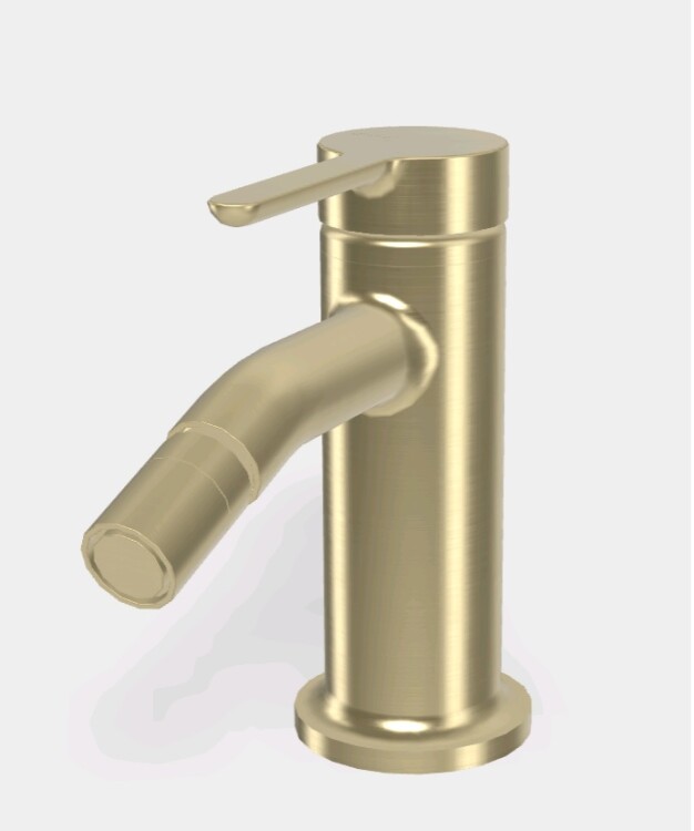 Смеситель для биде Fima Carlo Frattini Snap Шампань брашированная F3112HS