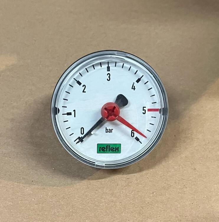 Манометр для бака Reflex 6 бар 9117008