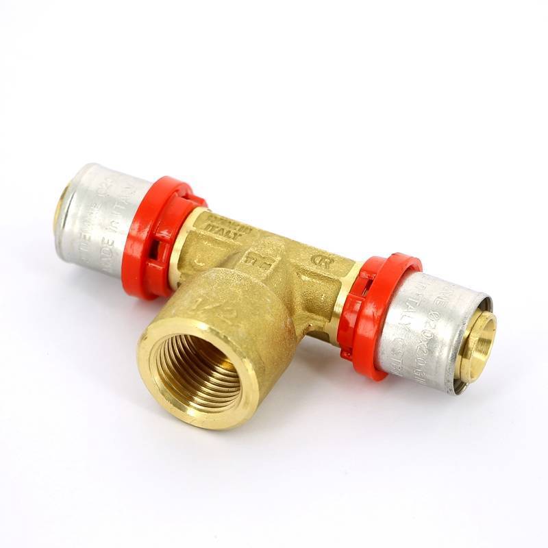 Тройник пресс Tiemme 20х1/2х20 1650039