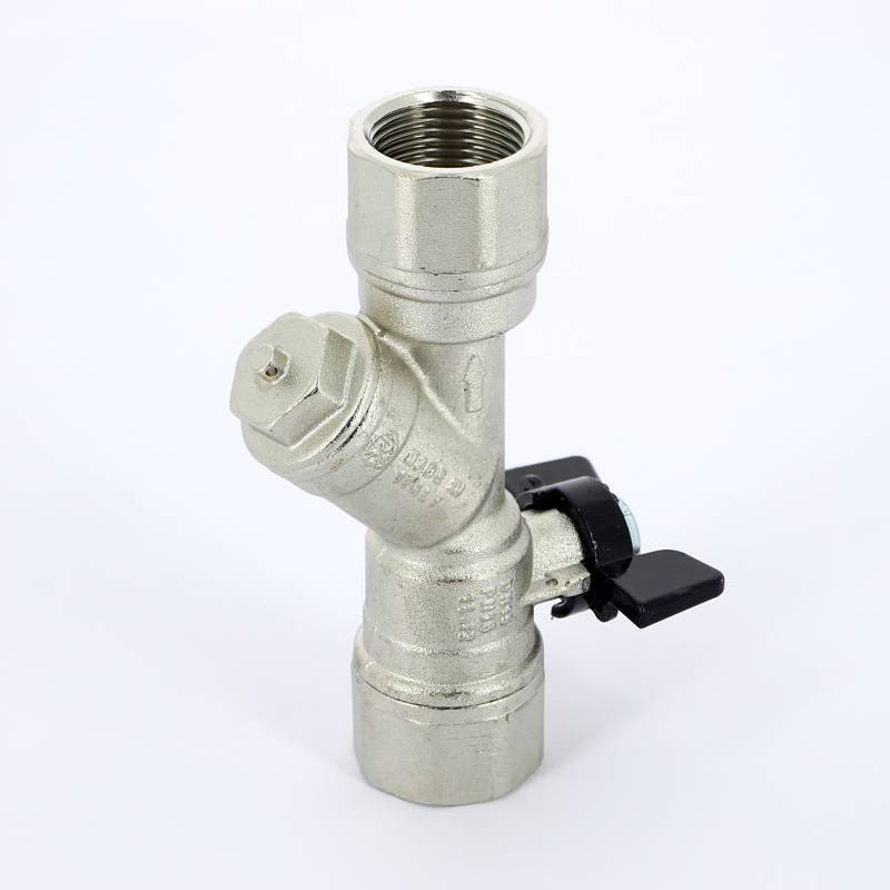 Кран шаровой Bugatti INDIANA ВВ с фильтром бабочка 3/4 07410002