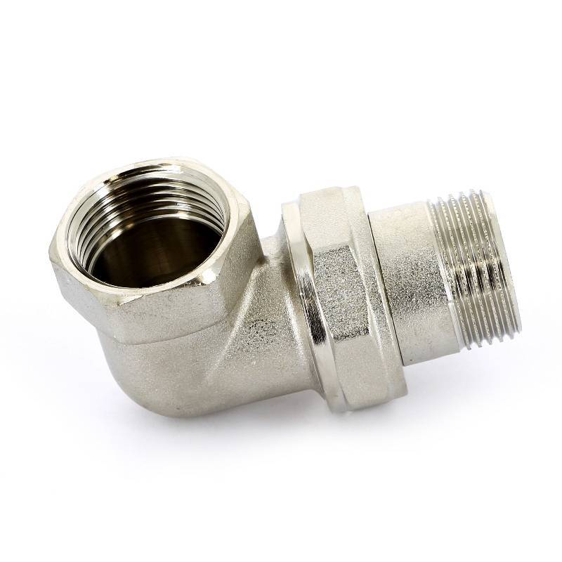 Разъемное соединение НВ Uni-Fitt угловое никелированное с O-ring 1 651N4000