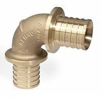 Угольник 90° REHAU RAUTITAN RX 50 мм бронза 14563071001