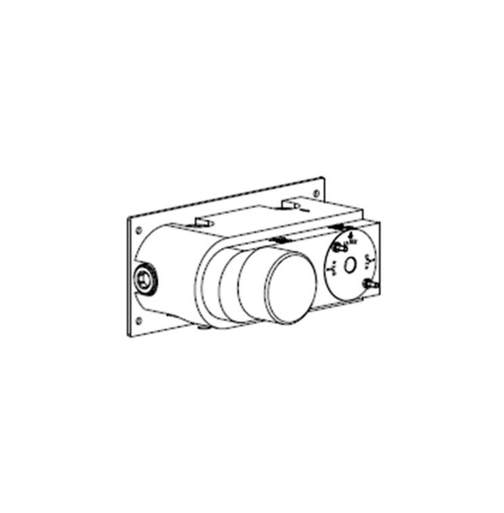 Внутренняя часть для смесителя для душа на 2 выхода Carimali W21421CR