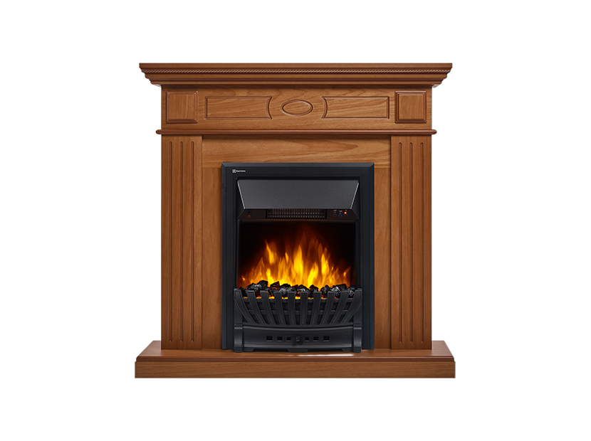 Портал для электрокамина Firelight Bianco Classic шпон дуб НС-1141398