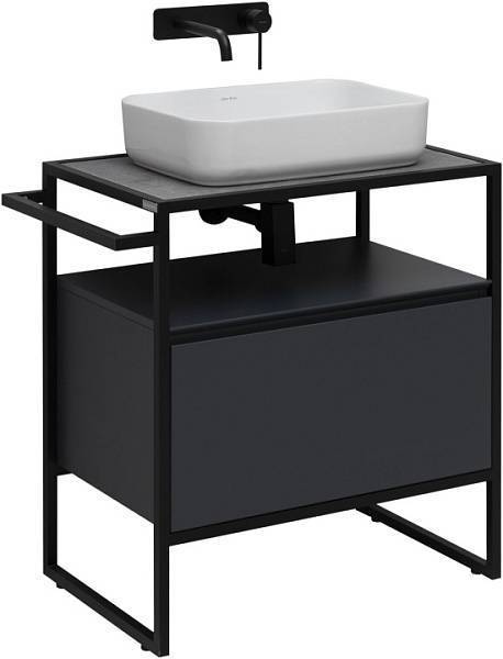 Тумба под раковину Allen Brau Priority 70 см матовый антрацит 1.31001.AM