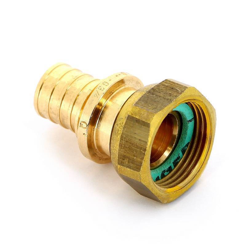 Муфта с накидной гайкой Rehau Rautitan RX 20х3/4 бронза 366078