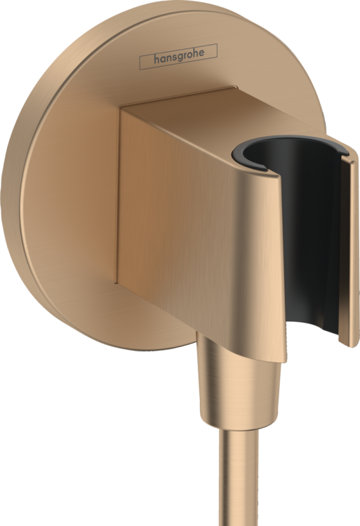 Шланговое подсоединение hansgrohe FixFit S шлифованная бронза 26888140