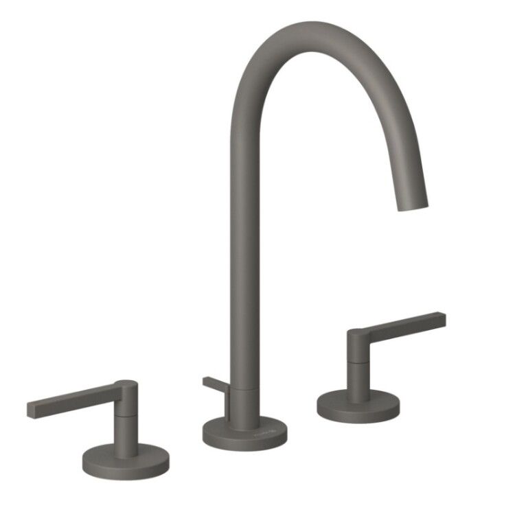 Смеситель для раковины Kludi Nova Fonte Puristic серый матовый 20143O115