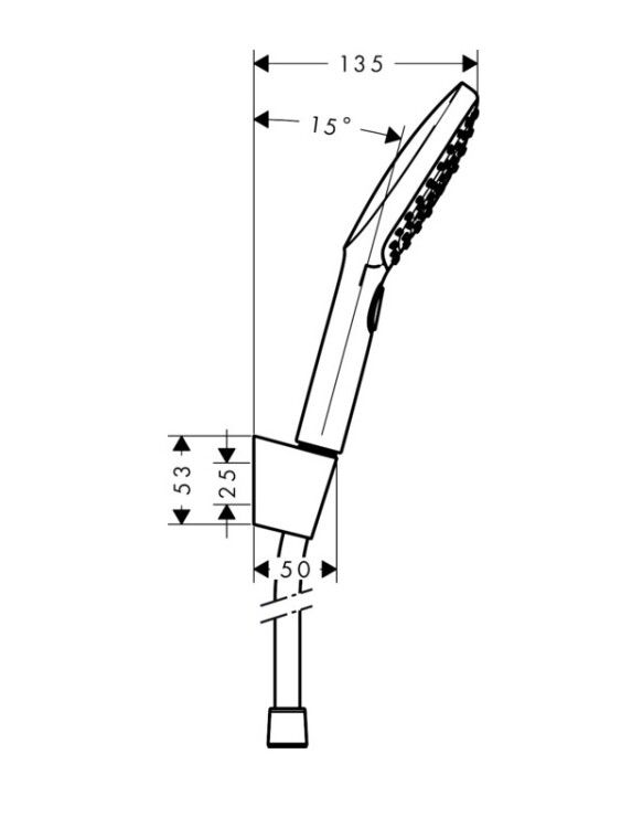Душевой набор Hansgrohe Raindance Select E 120 3jet белый/хром 26720400