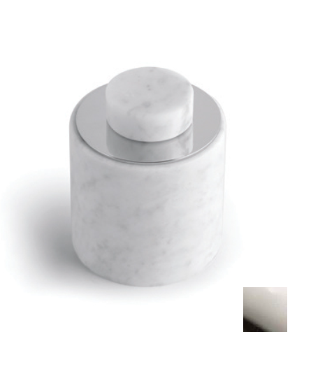 Контейнер Bertocci Carrarino 90x90x120 мм цвет Nichel Naturale/carrara 12447036000