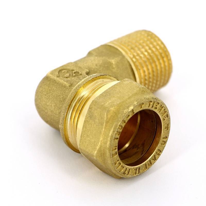 Угольник обжимной Tiemme 18х1/2 НР 1100051