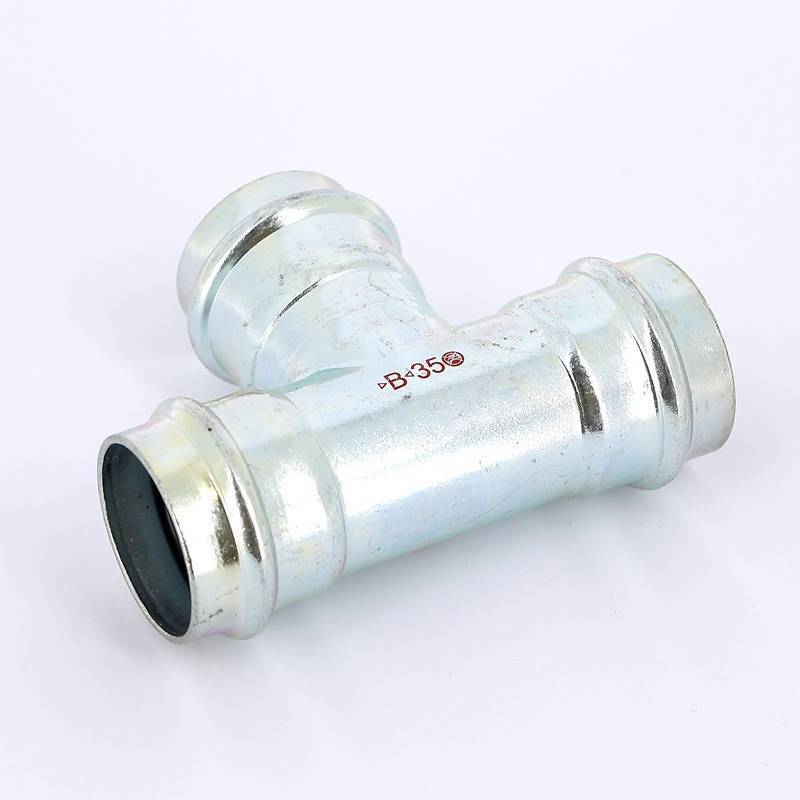 Тройник пресс IBP >B< Press Carbon 35 мм оцинкованная сталь PC5130 0353535