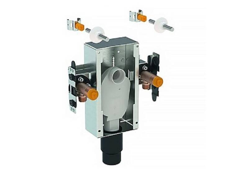 Комплект финишный Geberit для раковины с внутристенным сифоном альпийский белый 115.416.11.1