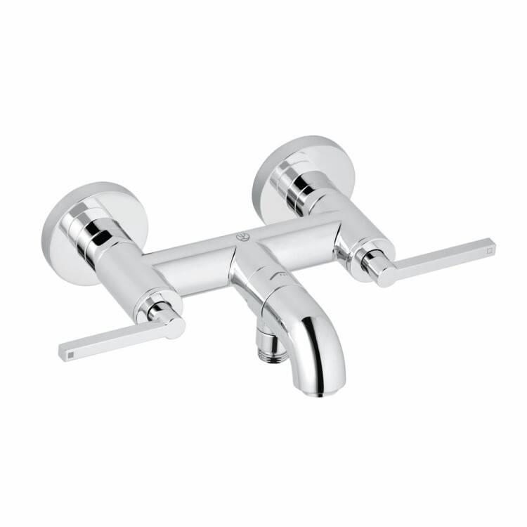 Смеситель для ванны и душа Kludi Nova Fonte Puristic хром 205400515