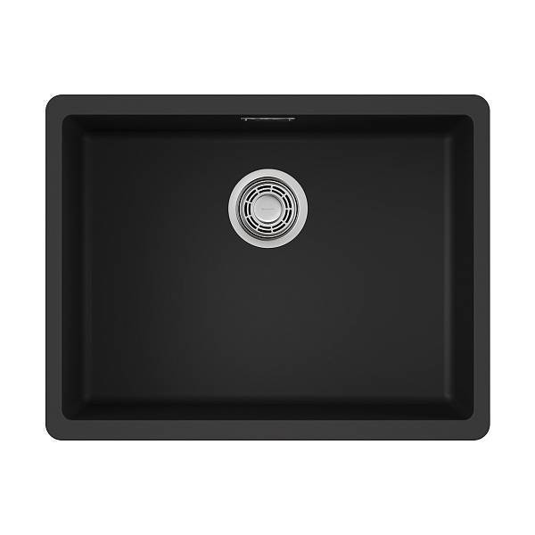 Кухонная мойка Omoikiri Kata 54-U-BL Artgranit 54x42 см черный 4993410