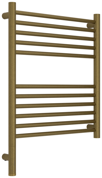 Полотенцесушитель электрический Сунержа Богема 3.1 600x500 мм МЭМ нижнее слева состаренная бронза 0560046050