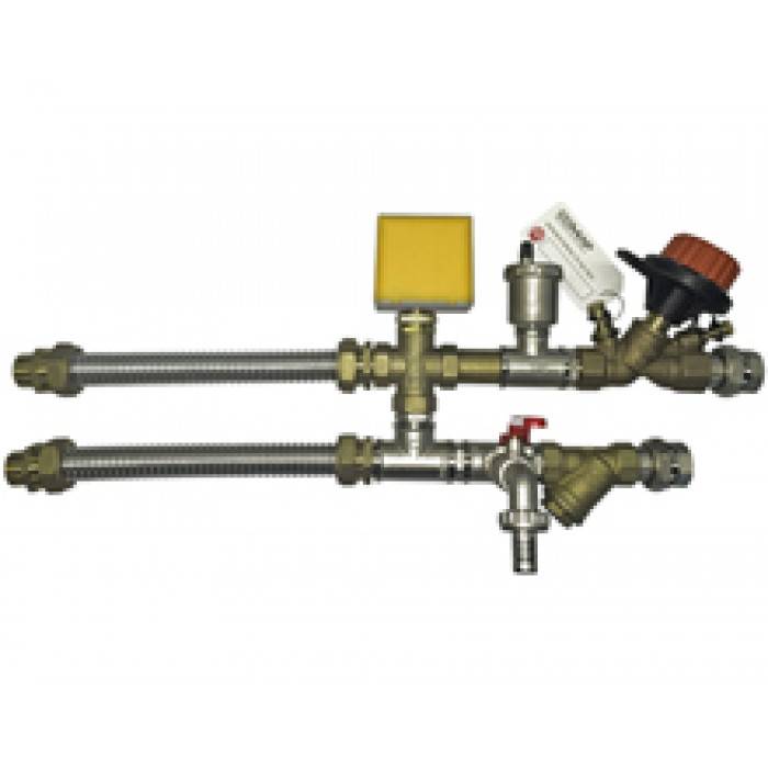 Смесительный узел для фанкойла General Climate Профи-2.0 1/2 с электроприводом GHF-2 1/2