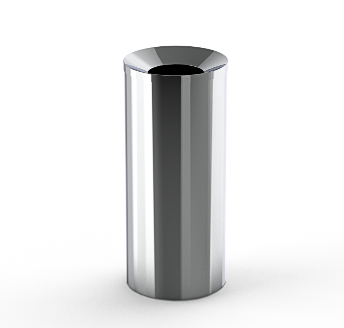 Мусорный бак Decor Walther DW 300x300x700 мм хром 0615500