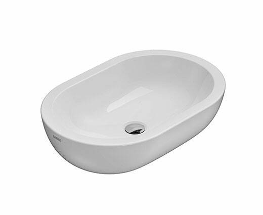 Раковина накладная Globo FORTY3 600х400х180 мм белая SC012BI