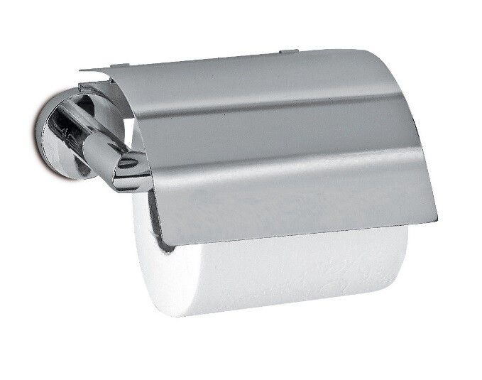 Бумагодержатель 3SC Europe с крышкой цвет Polished Satin Nickel EU06CNK