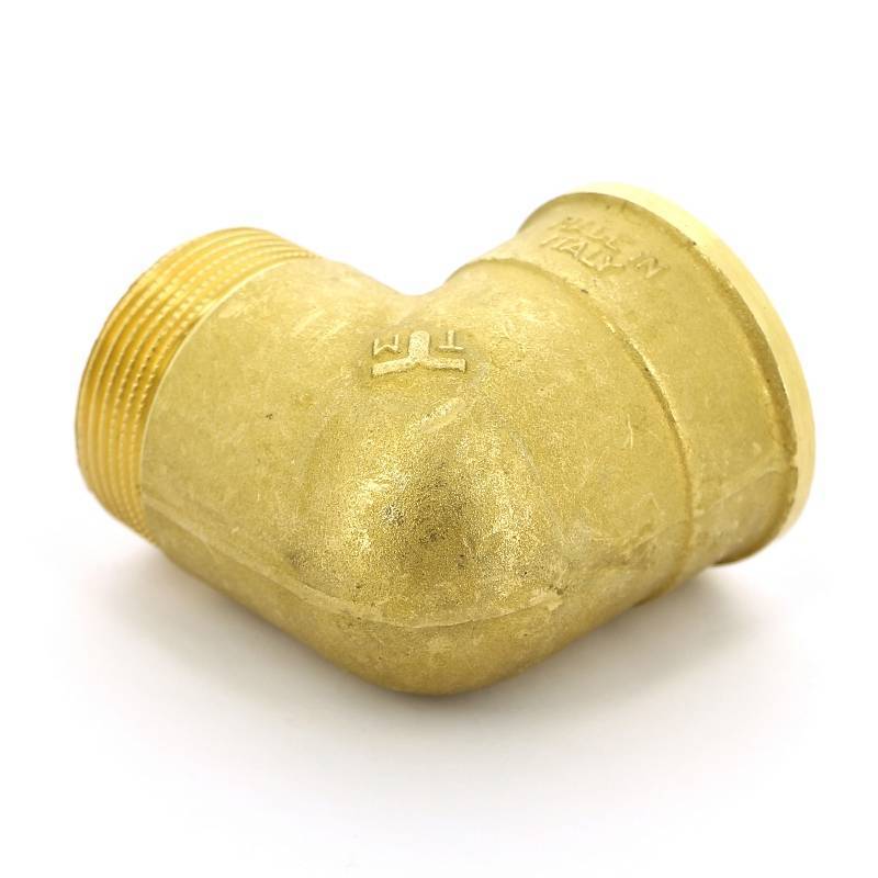 Угольник НВ Tiemme 1 1/2 латунь 1500119