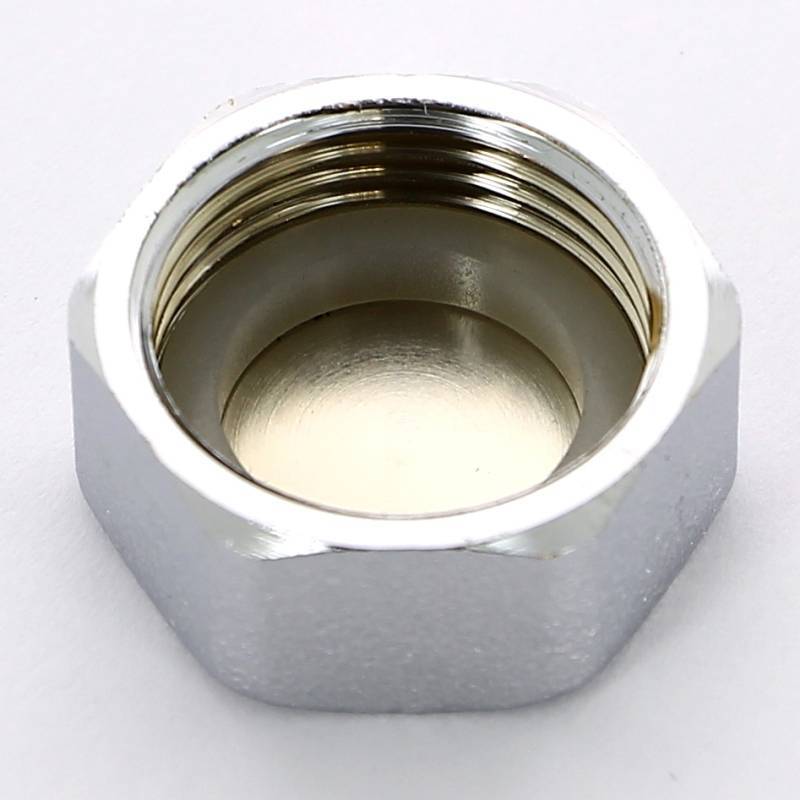 Заглушка FAR 3/4 дюйма ВР хромированная FK 4100 34