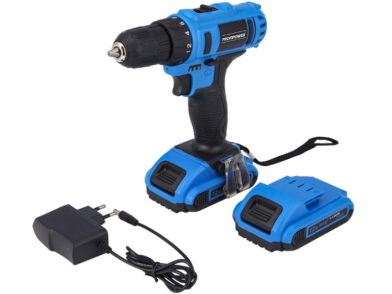 Аккумуляторная дрель-шуруповерт ProfiPower CN-12BM 12 В CN-12BM