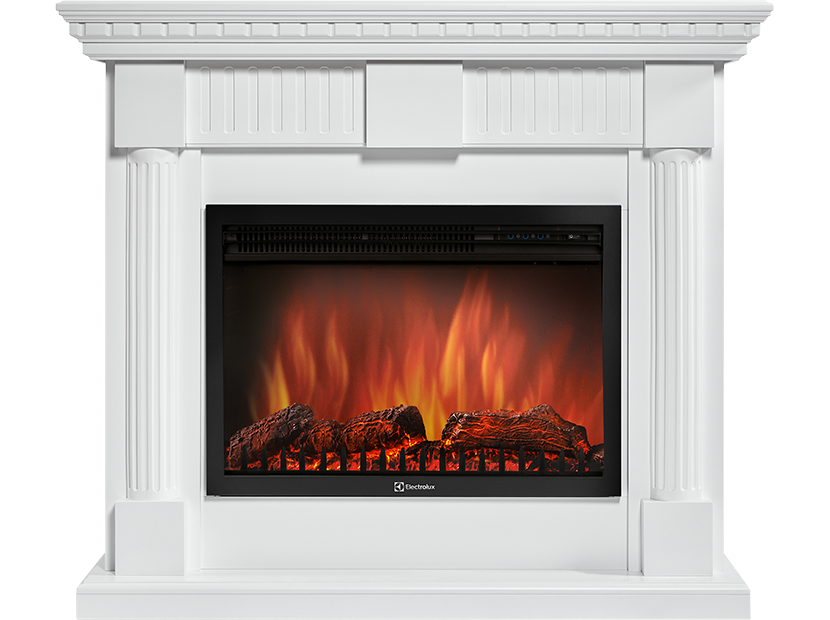 Портал для электрокамина Firelight Colonna 25U угловой белый НС-1268947