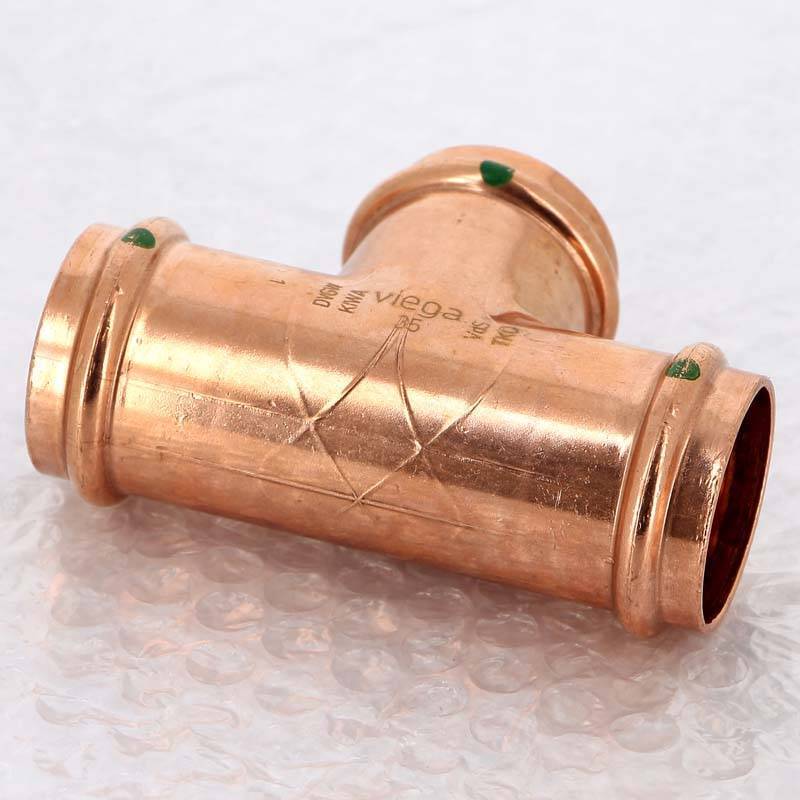 Тройник пресс медный Viega Profipress 35 мм 291983