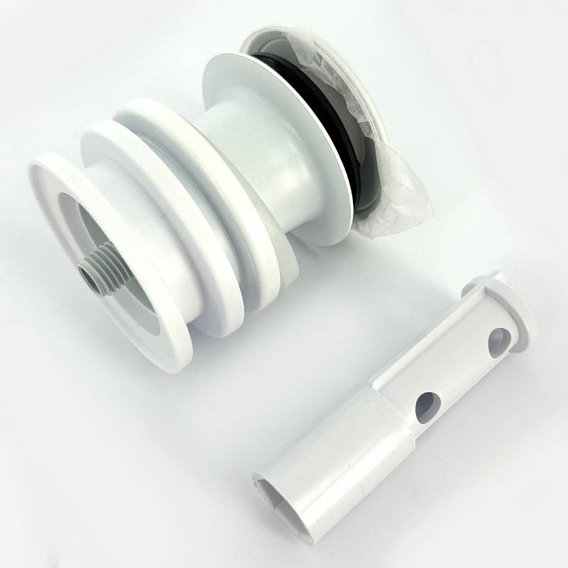 Выпуск для умывальника McAlpine 60 мм с пробкой 1 1/4 белый матовый CWP60-CB-MW