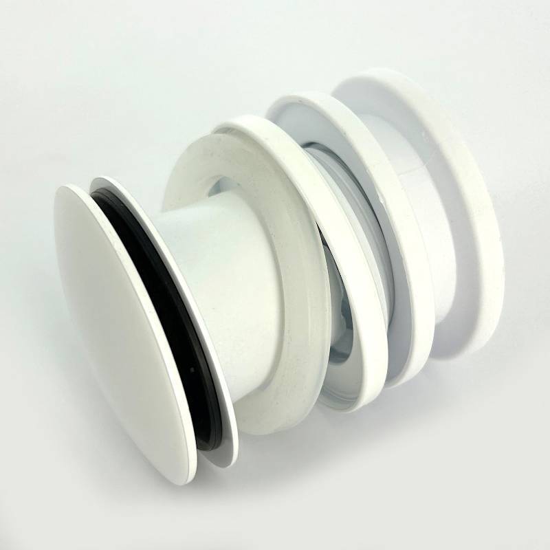 Выпуск для умывальника McAlpine 60 мм с пробкой 1 1/4 белый матовый CWP60-CB-MW